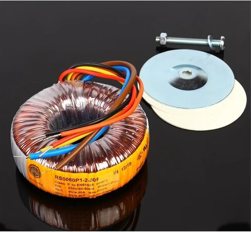 80W Dual 9V 12V 15V 18V 25V Toroidal Transformer Ring Cow 80va (E) in Saudi Arabia