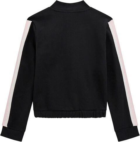 GUESS Girls' Eco Long Sleeve Zip-up Sweatshirt in Saudi Arabia