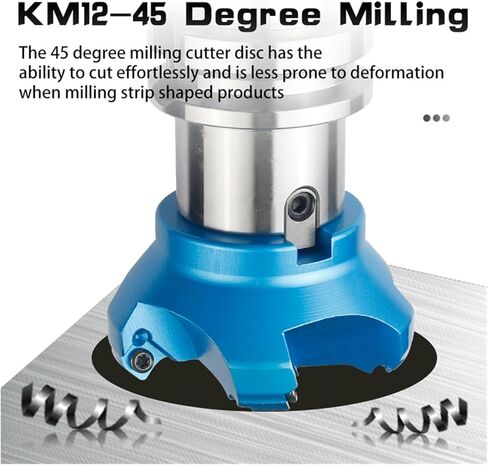 KM12/BAP 400R Face Aluminium Lead End Mill Sekt/APMT Carbide INSERT CNC Machine Attolness High Machine (BAP 400R 100-22-6T ، APMT1604ER-H2 KT60) in Saudi Arabia