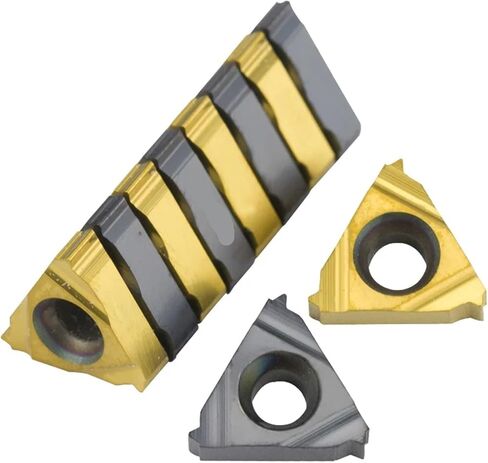 10pc 11ER 1.0ISO 1.5ISO Carbide Threaded Insert Thread Turning Tool Blade for SER Bar CNC Lathe(A60 Universal Pitch,11ER H01) in Saudi Arabia