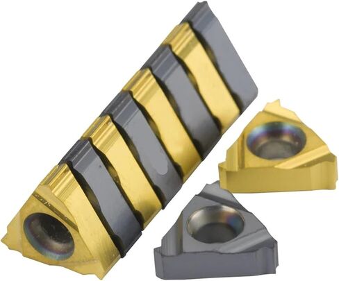 10pc 11ER 1.0ISO 1.5ISO Carbide Threaded Insert Thread Turning Tool Blade for SER Bar CNC Lathe(A60 Universal Pitch,11ER H01) in Saudi Arabia
