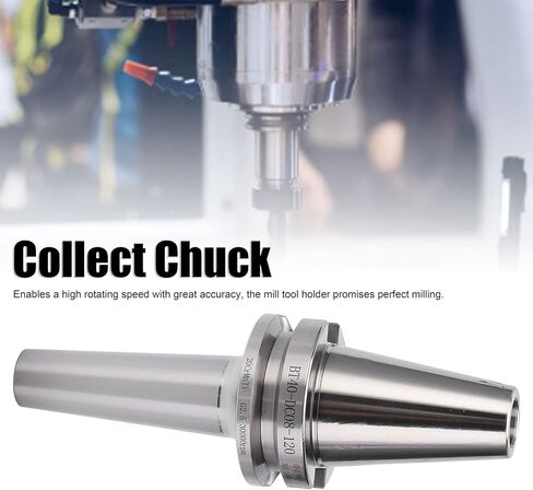 حامل أداة طحن COLLET Chuck CNC عالية السرعة المتوازنة G25 المستوى BT40DC08120 لمخرطة آلة النقش المصنوعة من سبيكة 20CRMNTI الصلب in Saudi Arabia