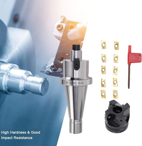 مجموعة مطحنة نهاية الوجه Jiawu ، ملحق الصلب عالي السرعة امتداد NT40-FMB22 DE الفهرس و CNC الطاحونة الوجه مع 10pcs APMT1604 شفرات كربيد in Saudi Arabia