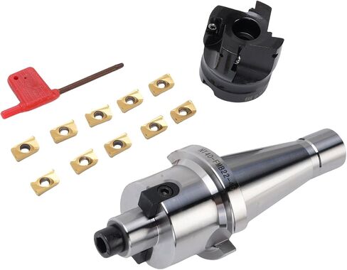 مجموعة مطحنة نهاية الوجه Jiawu ، ملحق الصلب عالي السرعة امتداد NT40-FMB22 DE الفهرس و CNC الطاحونة الوجه مع 10pcs APMT1604 شفرات كربيد in Saudi Arabia