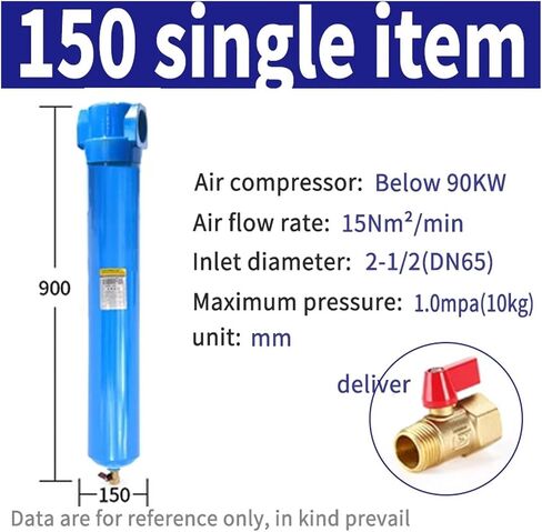 QPS 150 Precision Filter Dryer air Compressor Circuit Oil-Water Separator HD20B(150 S-Oil Filtering) in Saudi Arabia