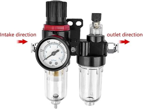 5/20 Pcs AFC2000 G1/4 Air Compressor Oil Water Separator Pressure Reducing Valve Air Filter for AFR2000+AL2000(5 Sets,AFC2000) in Saudi Arabia