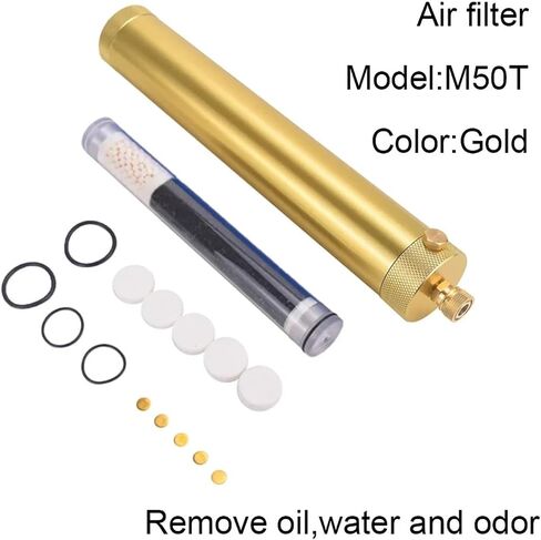 300Bar 30Mpa 4500Psi High Pressure Air Compressor Filter Submersible Cylinder Activated Carbon Oil-Water Separator to Remove Odor(Blue) in Saudi Arabia
