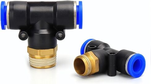 Pneumatic Connector 4-12mm Fitting Male Thread 1/8 1/4 3/8 1/2 Air Fittings Quick Push 1Pcs(6-01,PD) in Saudi Arabia