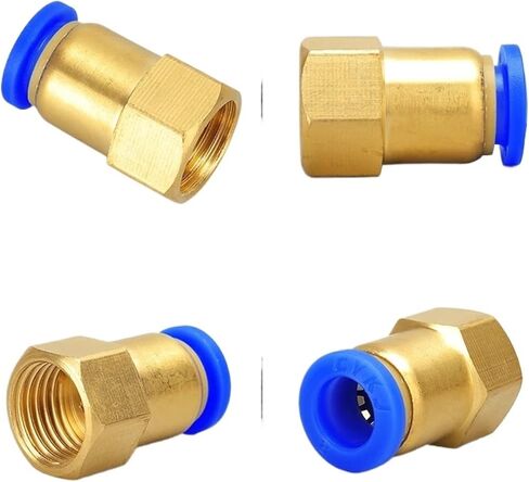 تركيب هواء موصل سريع للموصل 4 6 8 10 12 مم أنبوب أنبوب خرطوم 1/8 "3/8" 1/2 "1/4" 1pcs (12-02) in Kuwait