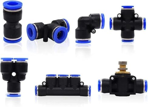 تركيبات أنابيب موصل أنبوب الهواء الهوائية تجهيزات سريعة دفع الماء في انقلاب الخرط in Kuwait