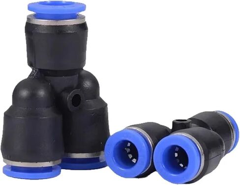 1pcs "y" نوع pneumatic المفصل tee py4 Py6 Py8 Py10 Py12 Py14 Py16 القطر الخارجي 4-16 ملم (Py12) in Kuwait
