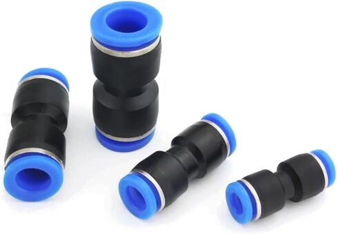 10pcs التركيبات الهوائية تركيب pu 4mm-16mm هواء أنبوب خرطوم الماء دفع في موصلات بلاستيكية سريعة الغاز (PU10 (10pcs)) in Kuwait