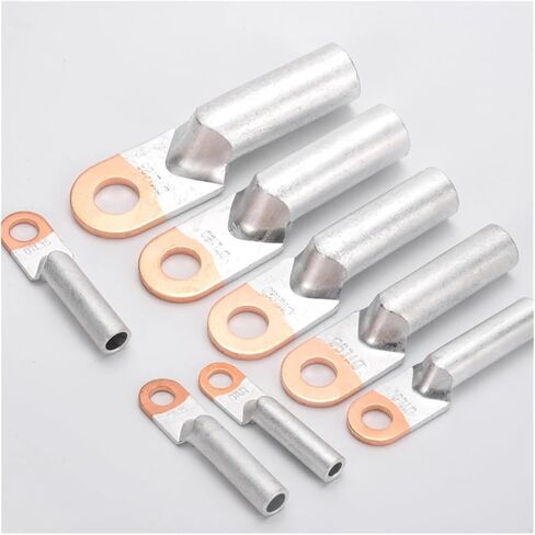 4-Pack DTL Copper Aluminum Terminal Lug Wire Connector Cable Crimp Terminal DTL-10/16/25/35/50/70/95/120/125/185/240/300/400mm2(DTL-35) in Saudi Arabia