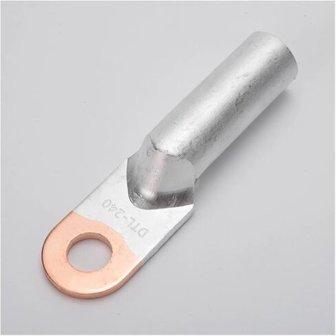 4-Pack DTL Copper Aluminum Terminal Lug Wire Connector Cable Crimp Terminal DTL-10/16/25/35/50/70/95/120/125/185/240/300/400mm2(DTL-35) in Saudi Arabia