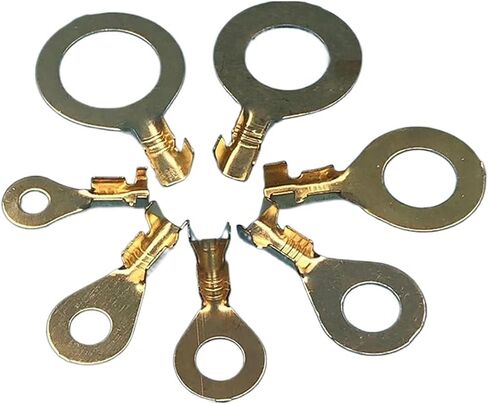 20 PCS حلقة الربط التلقائي جولة الجعة الفضفاضة الأسلاك الأسلاك النحاس مفتوحة الأنف DJ431-3B DJ431-4B (12 ب أنثى) in Saudi Arabia