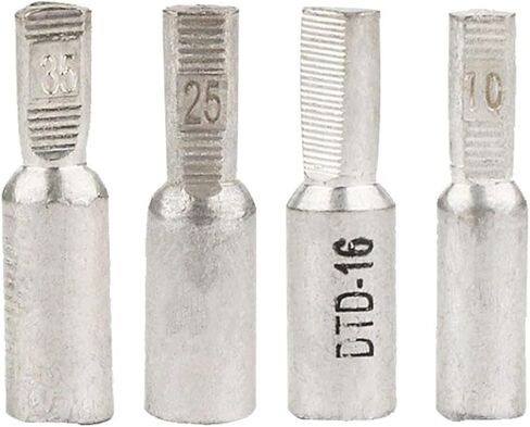 5 PCS DTD-10/16/25/35/50mm2 air Switch Terminal tinned Copper C45 Circuit Breaker Connector Terminal(DTD-25) in Saudi Arabia