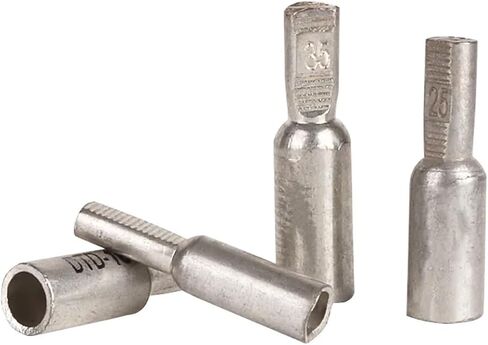 5 PCS DTD-10/16/25/35/50mm2 air Switch Terminal tinned Copper C45 Circuit Breaker Connector Terminal(DTD-25) in Saudi Arabia