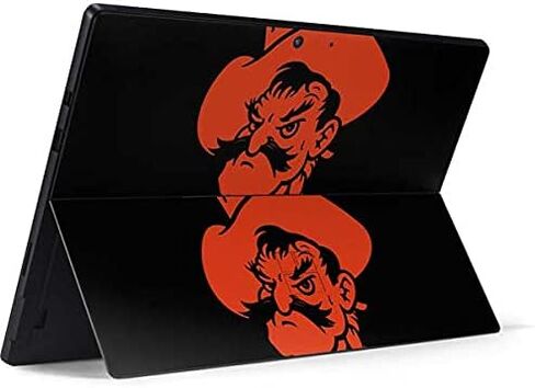 Skinit Decal Tablet Skin Compatible with Surface Pro 7 - Officially Licensed Oklahoma State University Orange Jersey Design in Saudi Arabia