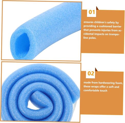 Totority 6pcs قطب الترامبولين الرغوة لفات واقية من أغطية واقية لحراس رغوة السلامة لأكمام الألب in Kuwait