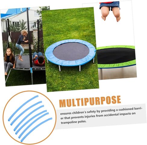 Totority 6pcs قطب الترامبولين الرغوة لفات واقية من أغطية واقية لحراس رغوة السلامة لأكمام الألب in Kuwait