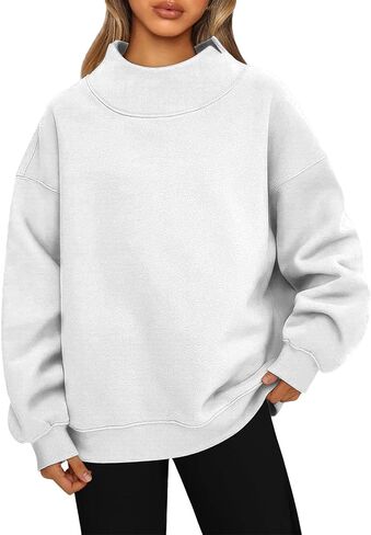 Fonma Womens sweatshirts الضخمة الضخمة تيلز بيلوفر هوديي أدوات طويلة الأكمام in Kuwait