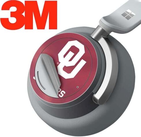 Skinit Skinit Audio Audio Skin متوافق مع سماعات الرأس السطحية - جامعة أوكلاهوما Sooners Chevron Design in Saudi Arabia