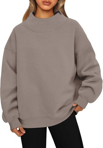 Fonma Womens sweatshirts الضخمة الضخمة تيلز بيلوفر هوديي أدوات طويلة الأكمام in Kuwait
