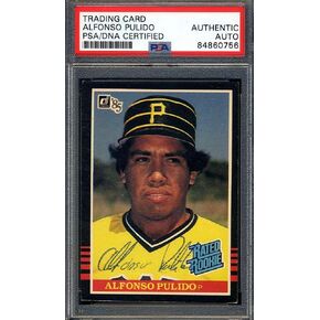 وقع Alfonso Pulido PSA DNA COA 1985 Donruss Autograph - بطاقات موقعة للبيسبول in Saudi Arabia