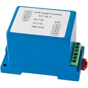 جهاز إرسال استشعار الجهد 3P3W AC 0-500V 0-400V 0-300V 0-200V RS485 مستشعر الجهد DC24V (الإدخال 0-10V) in Kuwait