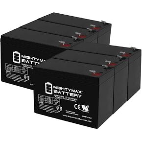 بطارية Mighty Max Battery 12V 9AH لـ Razor EcoSmart Metro Electric Scooter - 6 حزمة in Kuwait