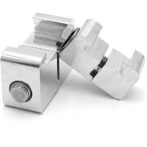 1pc iso flange شفة مفردة مزدوجة الجدار الفرجار M8 M10 M12 سبيكة الألومنيوم C-type-ty-ty-hook blood bolt plotts (الفرجار المزدوج M10) in Saudi Arabia