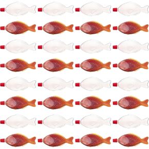 Pretyzoom 100pcs زجاجات Ketchup Mini ، 8 مل من زجاجات الضغط القابلة للتصرف لصلصة الصويا ، موزع الخل ، حاويات توابل البلاستي in Kuwait