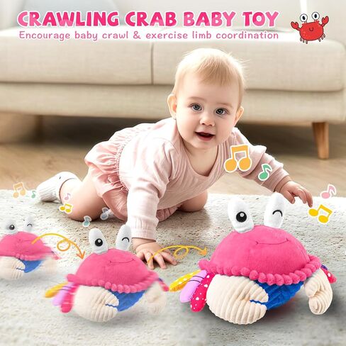 لعبة Baby Toys من 12 إلى 18 شهرًا ، لعبة فرقة الزحف الموسيقية-40 أغنية وتسجيل ، والرقص على المشي يتحرك لارتداد لعبة البطن ، والألعاب الحسية للأطفال الصغار 1-3 ، هدايا أعياد الميلاد للرضع in Saudi Arabia