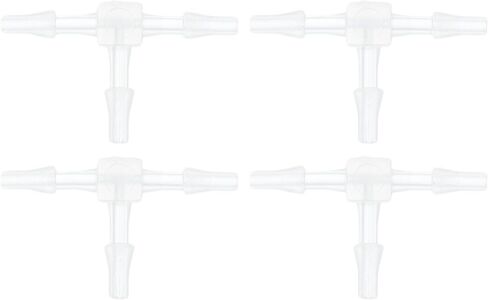 4 PCS Blasty خرطوم Barb Fitting 1/16 "T 3 Way Replicer Coint Clear PP in Saudi Arabia