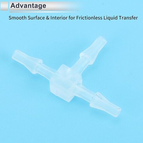 4 PCS Blasty خرطوم Barb Fitting 1/16 "T 3 Way Replicer Coint Clear PP in Saudi Arabia