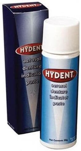 Hydent Dental Denture Indicator Spray, 30g in Saudi Arabia