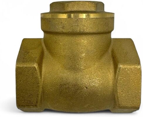 صمام فحص الأرجوحة النحاسية لمنع تدفق المياه | طريقة واحدة تحقق الصمام | أنثى إلى أنثى الاتصال (1 ") in Kuwait