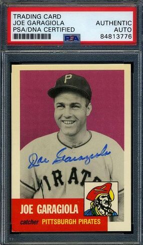 Joe Garagiola PSA DNA Signed 1953 Topps Reprint Autographed - Baseball Slabbed Autographed Cards in Saudi Arabia