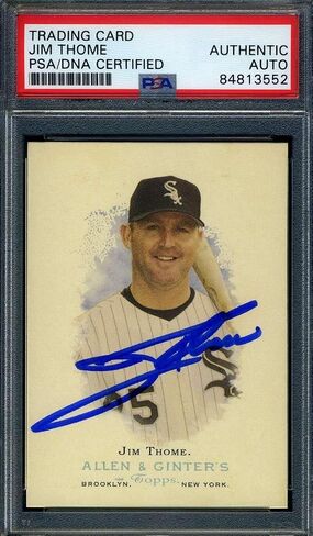 Jim Thome PSA DNA وقعت 2006 Topps Allen & Ginter motagoged - بطاقات موقعة بالبيسبول in Saudi Arabia
