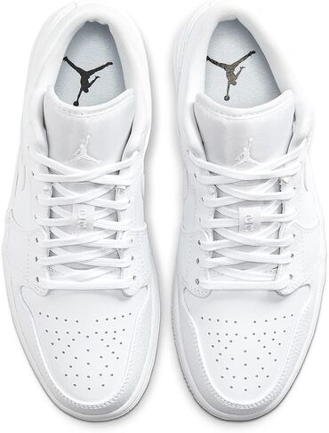Jordan Mens Air Jordan 1 Low 553558 130 Triple White - Size 8 in Saudi Arabia