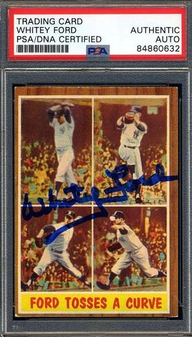 Y Ford PSA DNA COA توقيع 1962 Topps Autograph - بطاقات موقعة بالبيسبول in Saudi Arabia