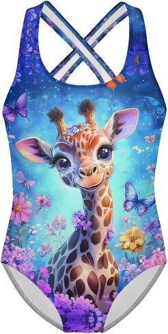 Upetstory One Piece Swimsuit for Girls Kids Size 5-14 Summer Bathing Suit in Saudi Arabia