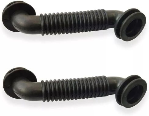 2Pcs 25MMx25MM Car Wire Harness Door Tube Dust-Proof Tube Black Rubber Tube in Saudi Arabia