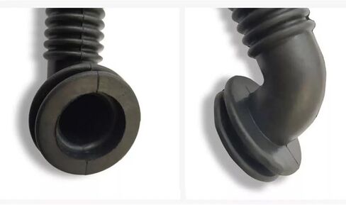 2Pcs 25MMx25MM Car Wire Harness Door Tube Dust-Proof Tube Black Rubber Tube in Saudi Arabia