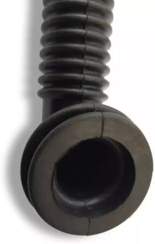 2Pcs 25MMx25MM Car Wire Harness Door Tube Dust-Proof Tube Black Rubber Tube in Saudi Arabia
