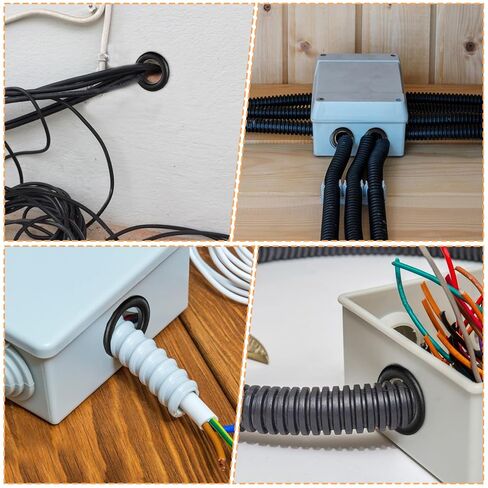 20 PCS 1 بوصة الحلقات المطاطية ، 3/4 "معرف جوفاء جروميت ثقب من الأسلاك FILWALL SLACE O RING GASHER GROMMETS FOR in Saudi Arabia