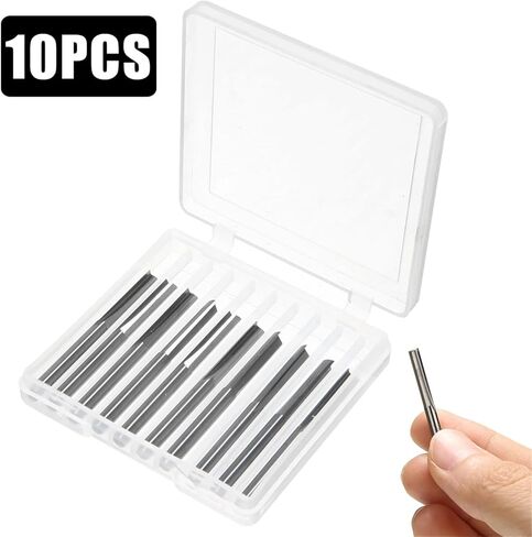 10pcs/lot 3.175mm shank 2 flute slot slot milling cutter tungsten carbide end mill cnc router bit bit bit tools (3.175x25) in Saudi Arabia