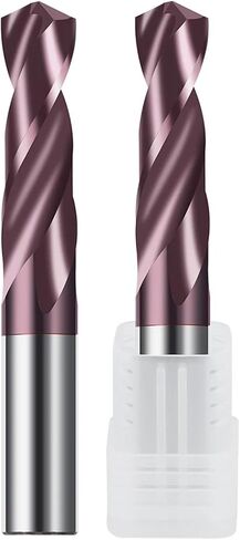 Vsharp HRC65° Solid Carbide Twist Drill Bit Tungsten Steel Alloy Drill Bit with Nano Coating for Cast Iron Alloy Stainless Steel(1.3mm,1PCS) in Saudi Arabia