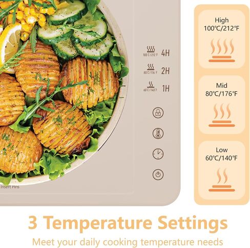 Warming Mat for Food: Food Warming Mats for Countertop - Fast Heating Silicone Electric Adjustable Warming Tray with 3 Level Temperature - IP67 Waterproof warming Pad for Home, Party, Buffet in Saudi Arabia