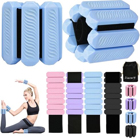 Adjustable Ankle and Wrist Weights for Women, 1 Lb Each, Set of 2, for Walking, Yoga, Dance, Gym in Saudi Arabia
